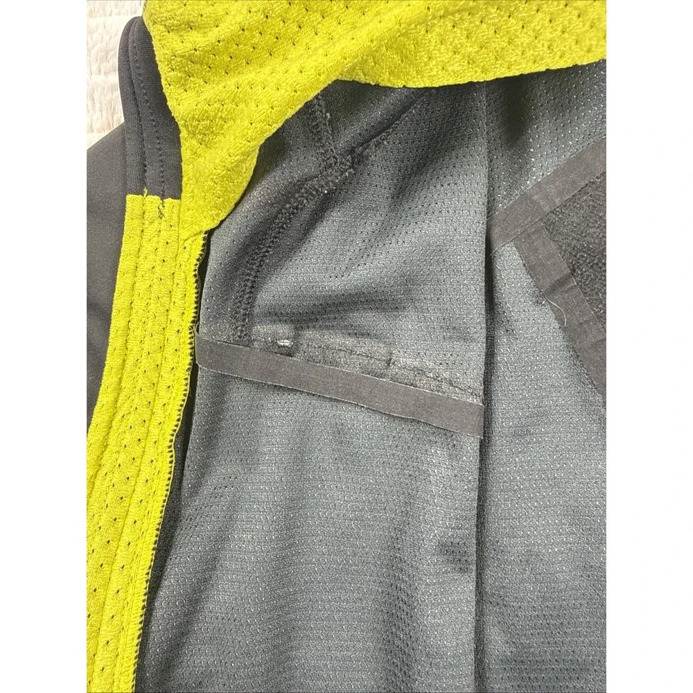 The North Face‎ Jacket Men L Black Flight Series Running Cycling Windstopper GUC